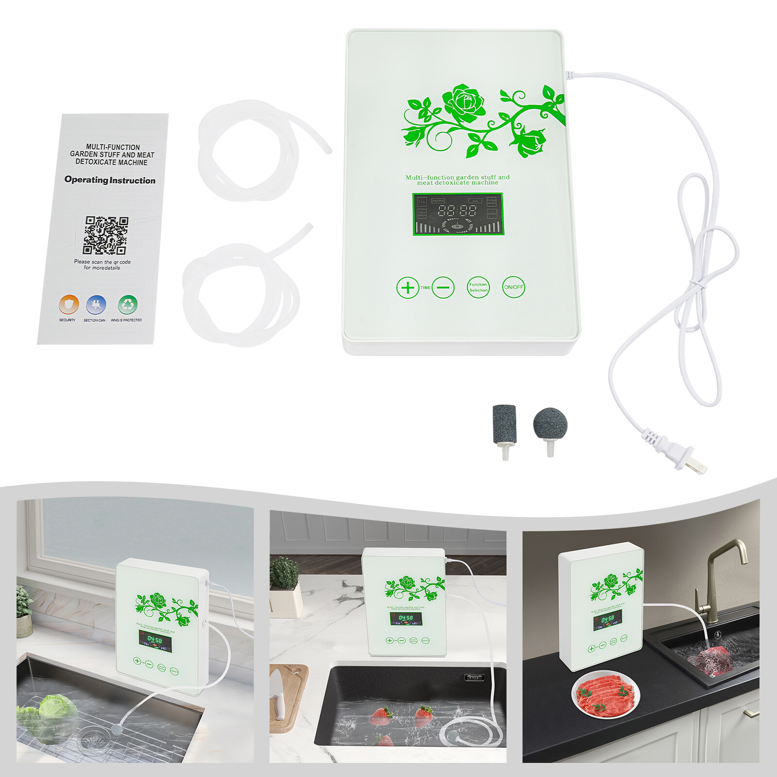 Vegetable Ozone Sterilizer Ozone Machine Purify Fruits and Vegetables 600mg_H