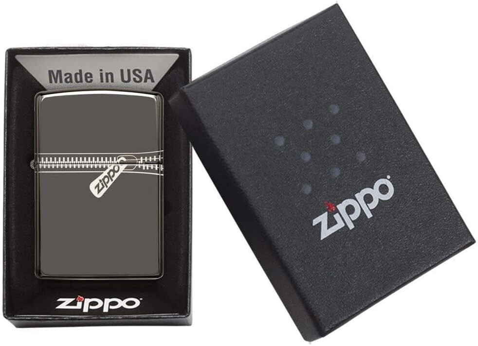 Zippo Zipped Black Ice 21088