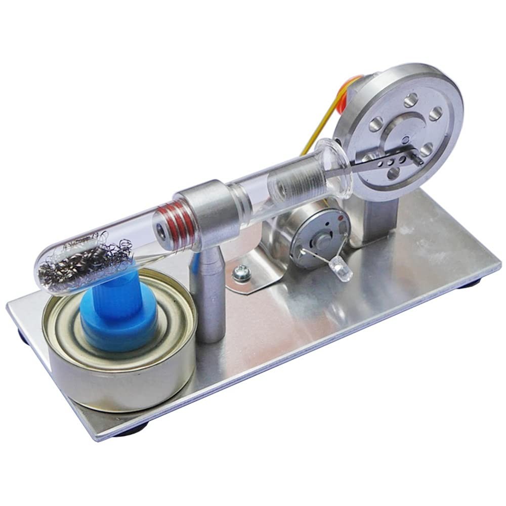 Single Cylinder Steam Engine Model - Educational Physics Experiment Tool for Sci