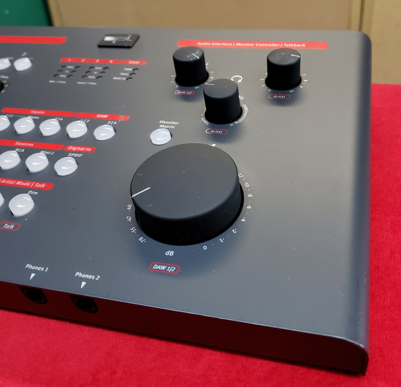 SPL Crimson 3 Pro Audio USB Interface Monitor Controller - Talkback - 1700 - V3