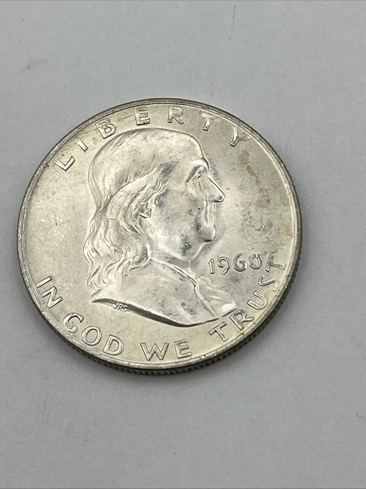 1960 D Franklin Half Dollar