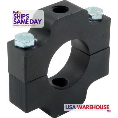 Allstar ALL14197, One Black Aluminum Ballast Bracket 1.75In Round Tube Performan