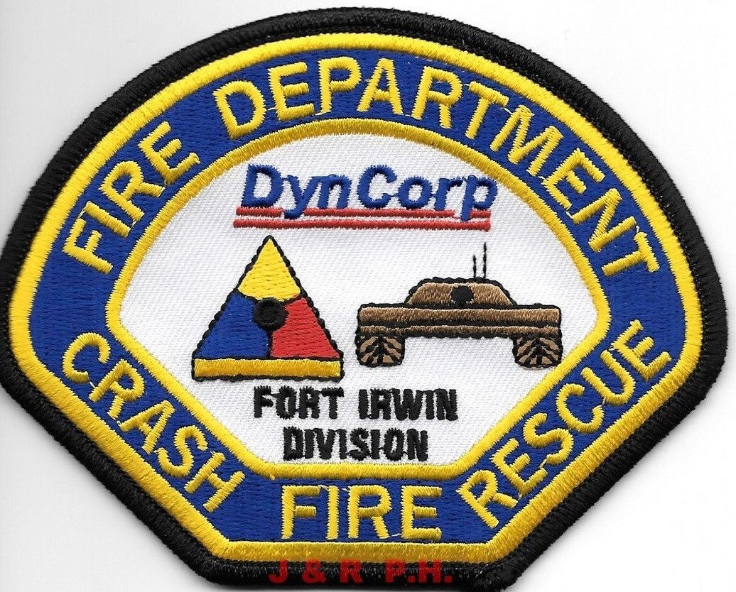 Industrial - DynCorp-Ft. Irwin Division  C.F.R., CA (4.5" x 3.5") fire patch