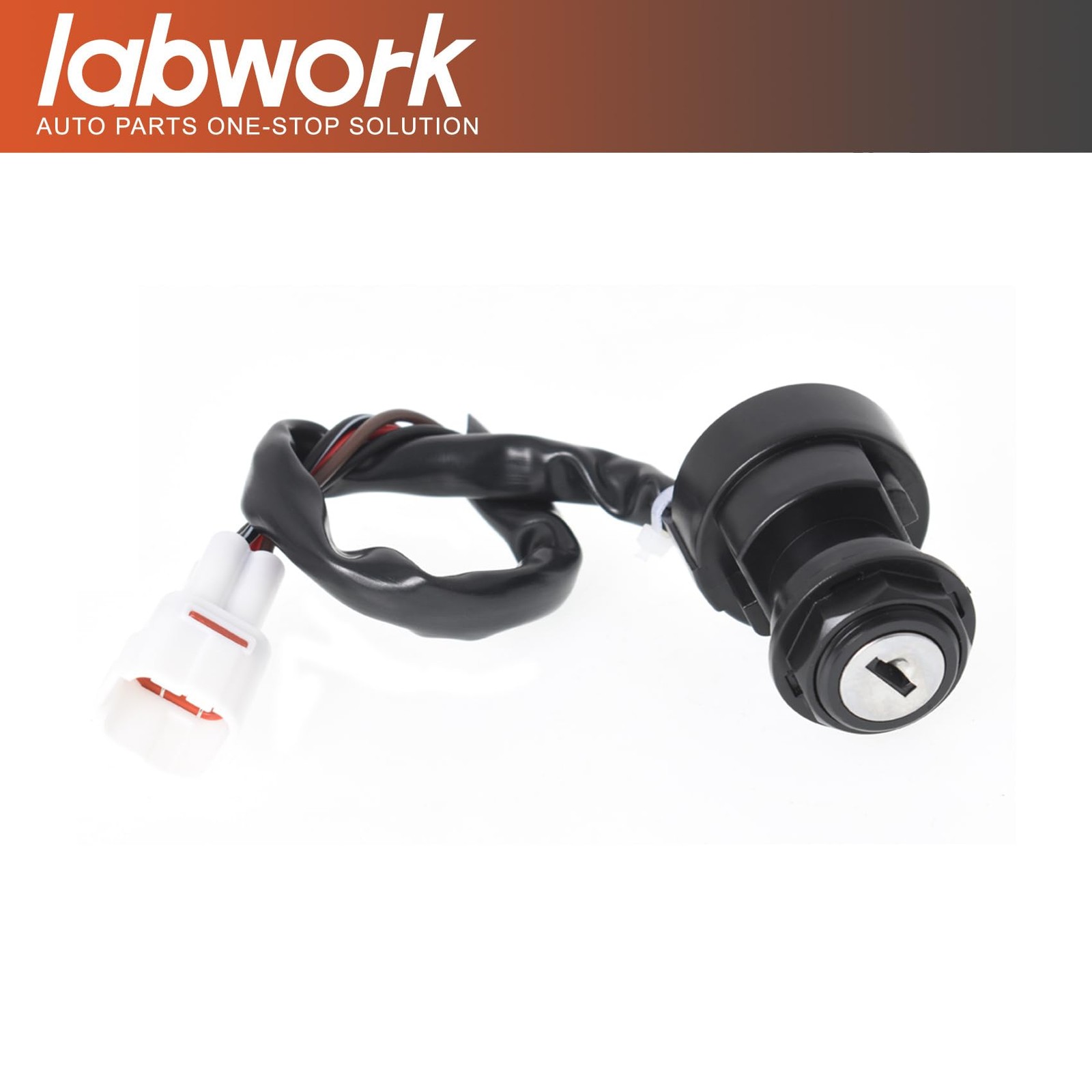 labwork Ignition Key Switch Replacement for Yamaha Warrior 350 YFM350X Black