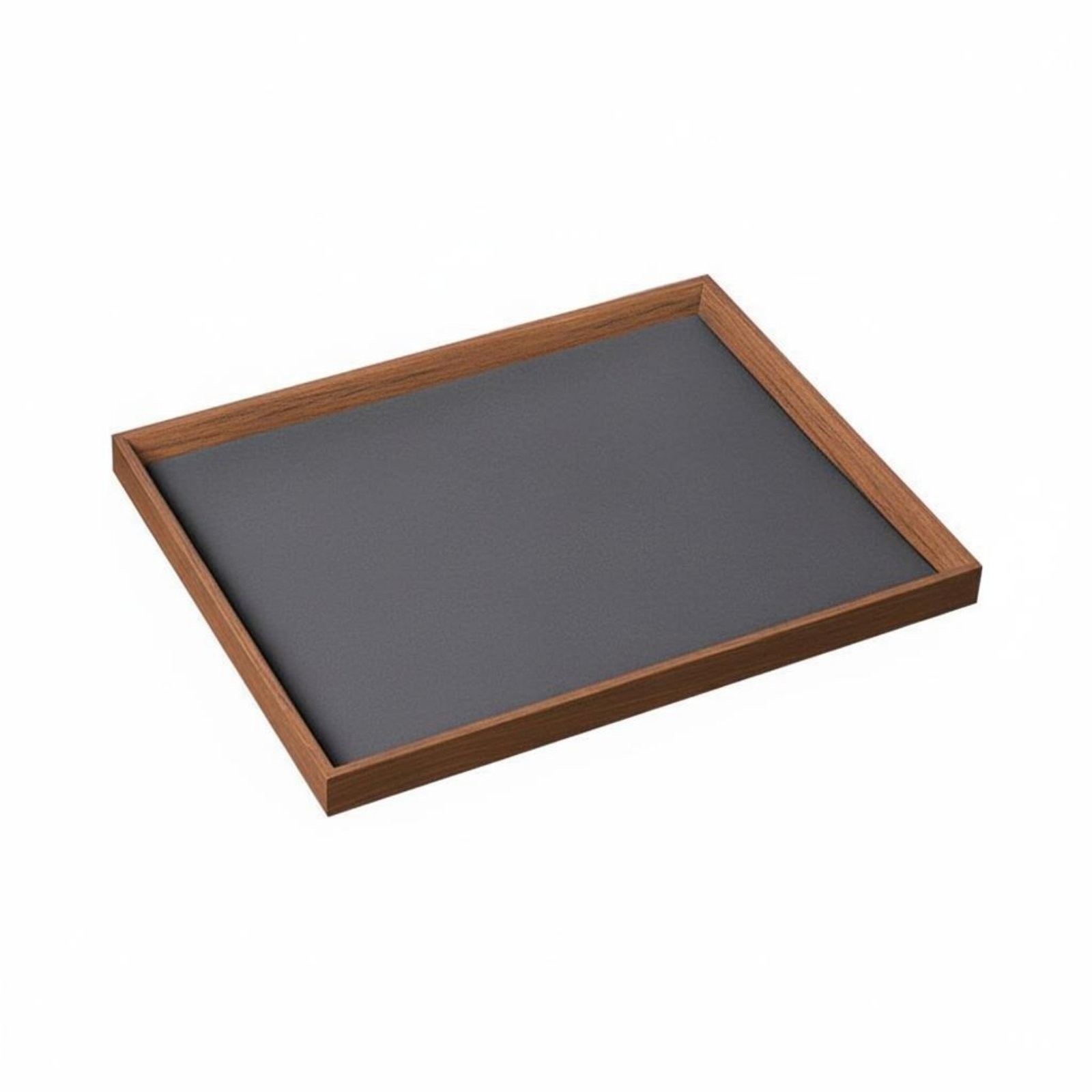 Black Walnut Display Tray Sturdy and Stable Wooden Jewelry Tray Handmade