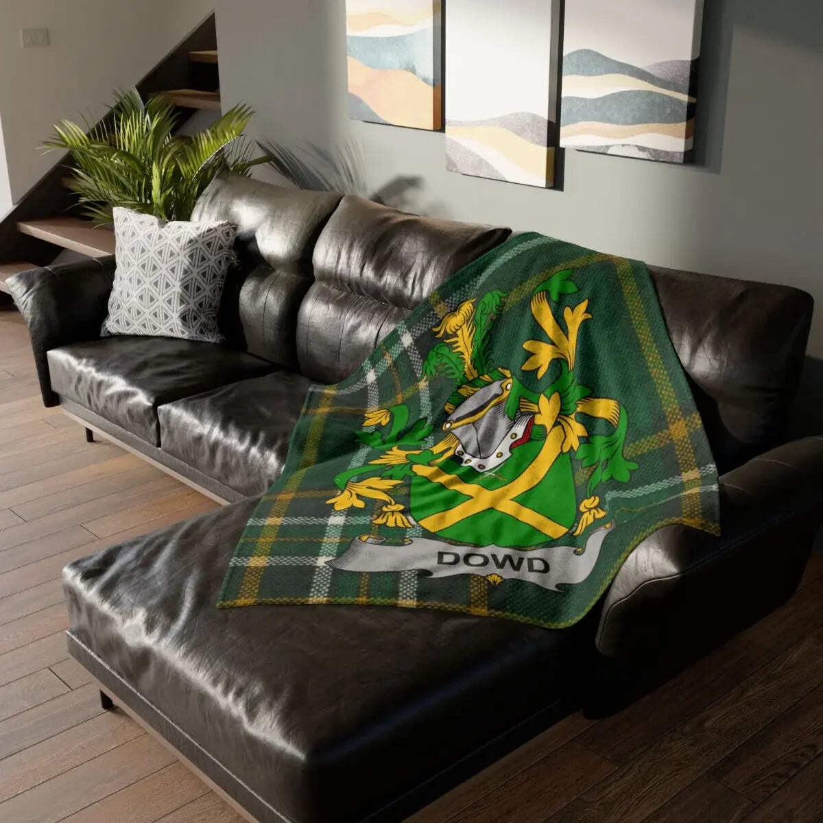 Dowd Family Crest Irish Blanket