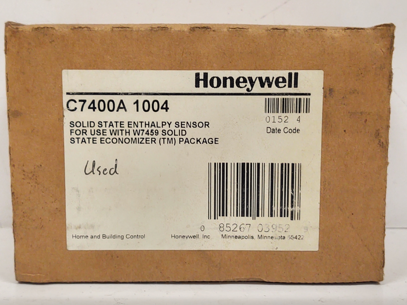 Honeywell C7400A 1004 Solid State Enthalpy Sensor