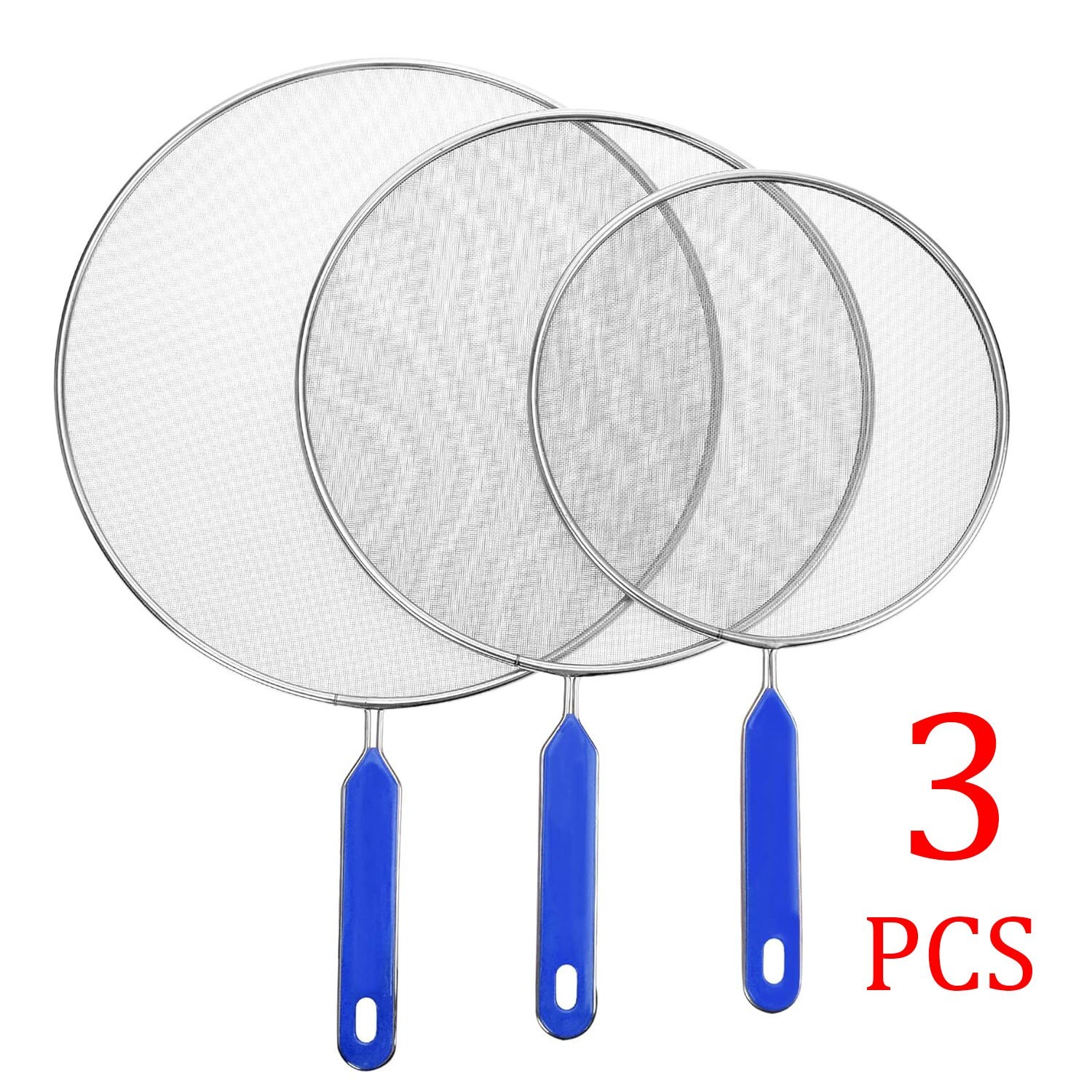 Splatter Screen for Frying Pan Fine Mesh Stainless Steel Grease Splatter Guard