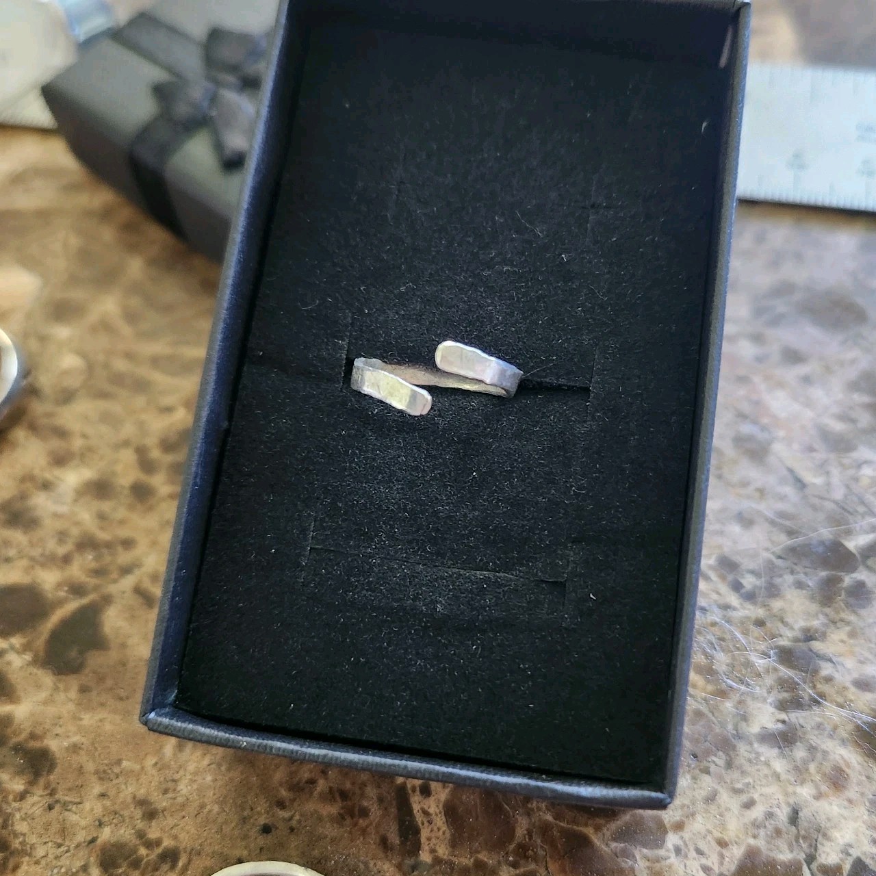 Adjustable Toe ring, Knuckle Ring 925 Sterling Silver Plain