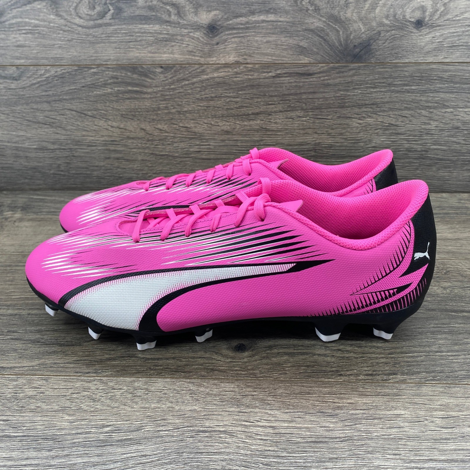 Puma Ultra FG Soccer Cleats Pink White Black Youth Men's Size 11 M 107763