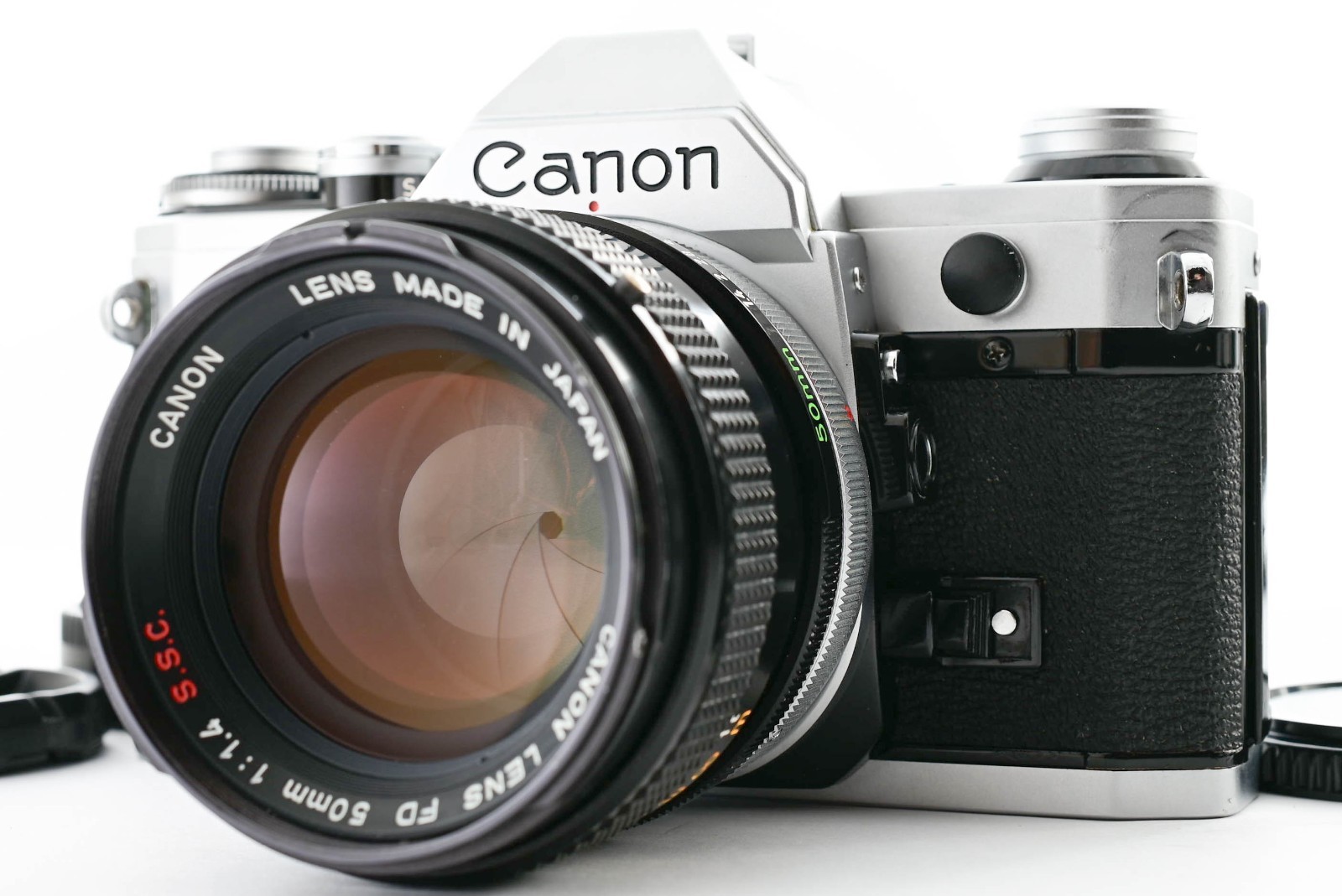 Canon AE-1 Body + FD 50mm f/1.4 S.S.C. Lens Tested Exc+++++ From Japan #6459