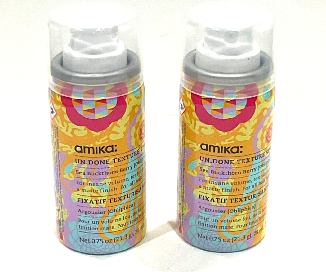 Lot of 2  Un.done for Volume and Matte Texture Spray Travel Size .75oz 27ml