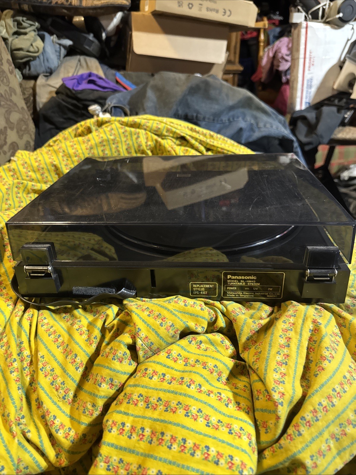 panasonic automatic turntable sl-hm42