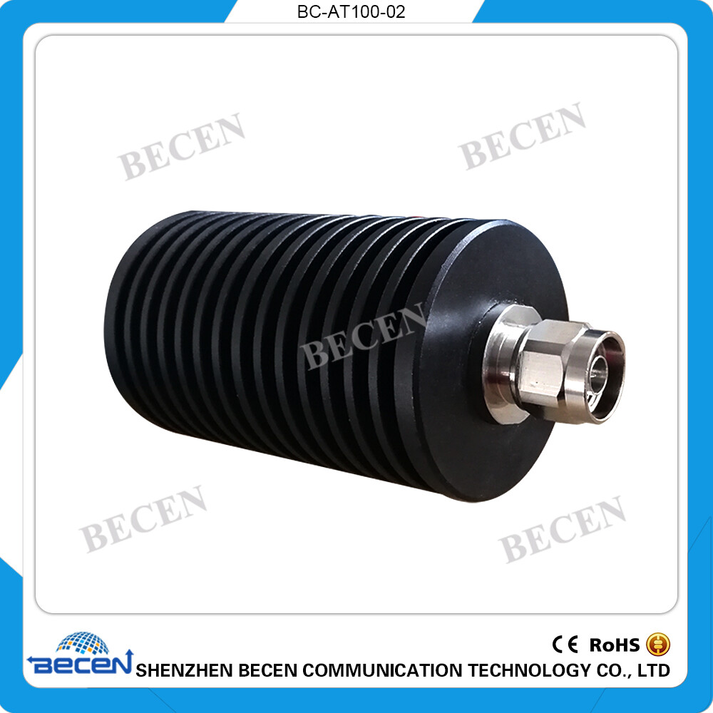 N-JK 100W N 1dB Rf Coaxial Attenuator Plug male to Jack female 100 Watt DC-3Ghz