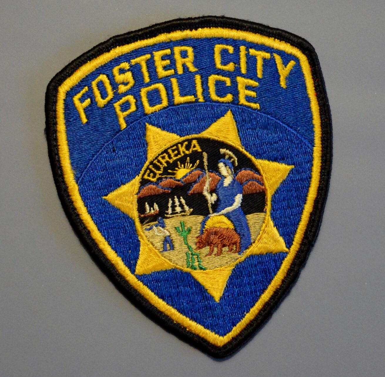 Foster City California Police O/S Patch #3 ++ U8 San Mateo County CA
