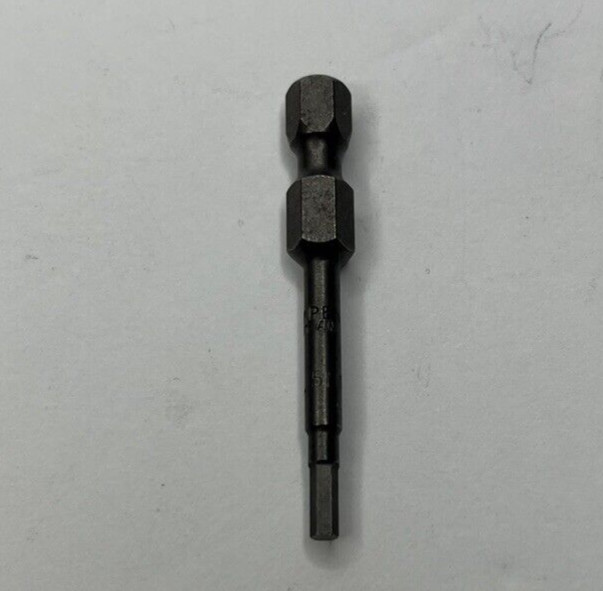 Apex Tools Metric 2.5mm Allen Hex Bit for 1/4" Dr. Driver/Drill