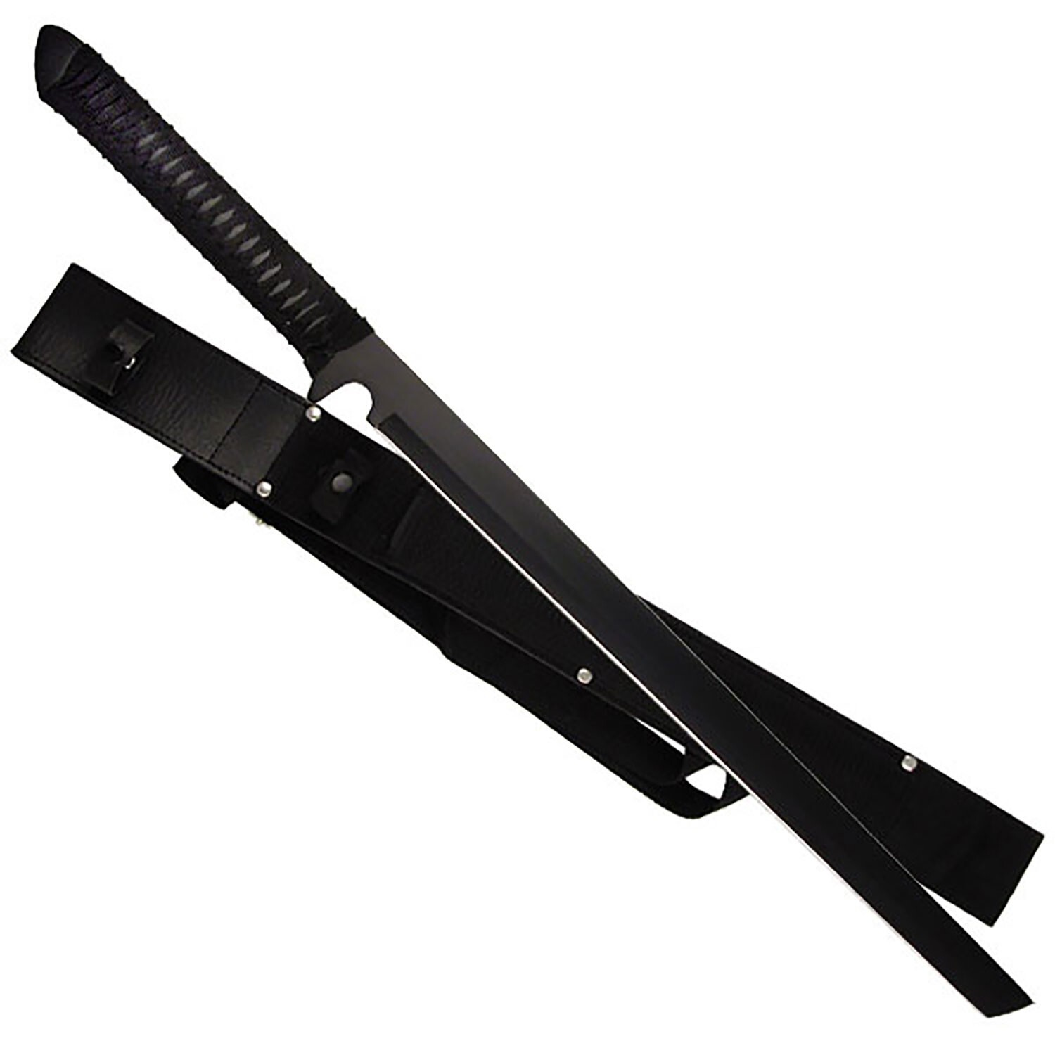 Tanto Sword BLADESUSA 26" Overall Full Tang Black Cord Wrapped Handle HK-1066