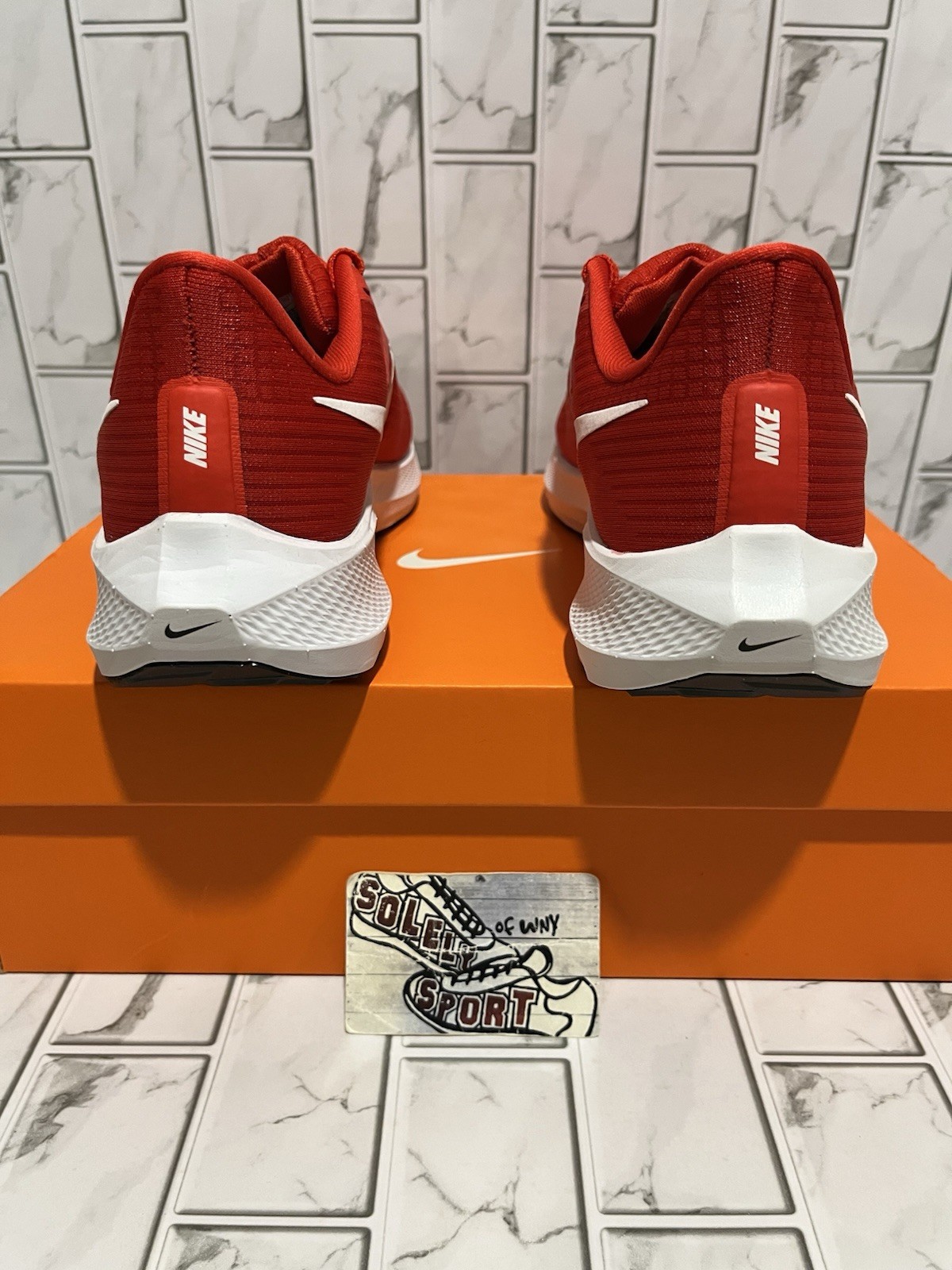 New Nike Air Zoom Pegasus 39 Red White Running Shoes Training Gym Womens 11