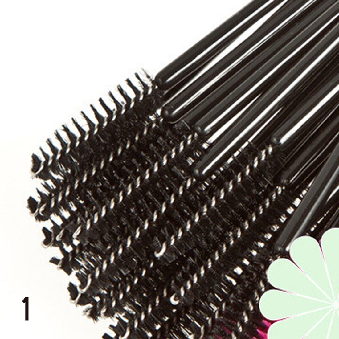 100PCS Disposable Eyelash Brushes Mascara Wands Makeup Brush Spoolies Applicator