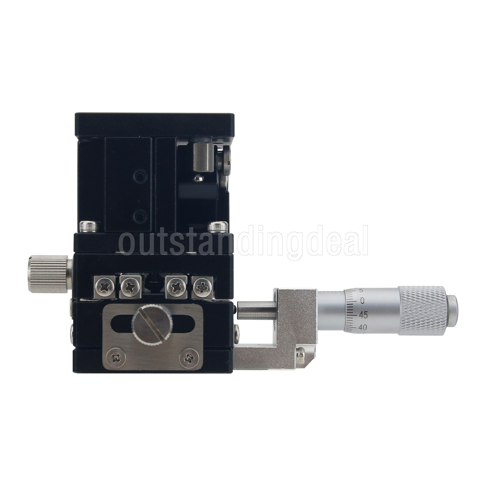 40x40MM XYZ Axis Sliding Stage Manual Sliding Table with Central Micrometer os67