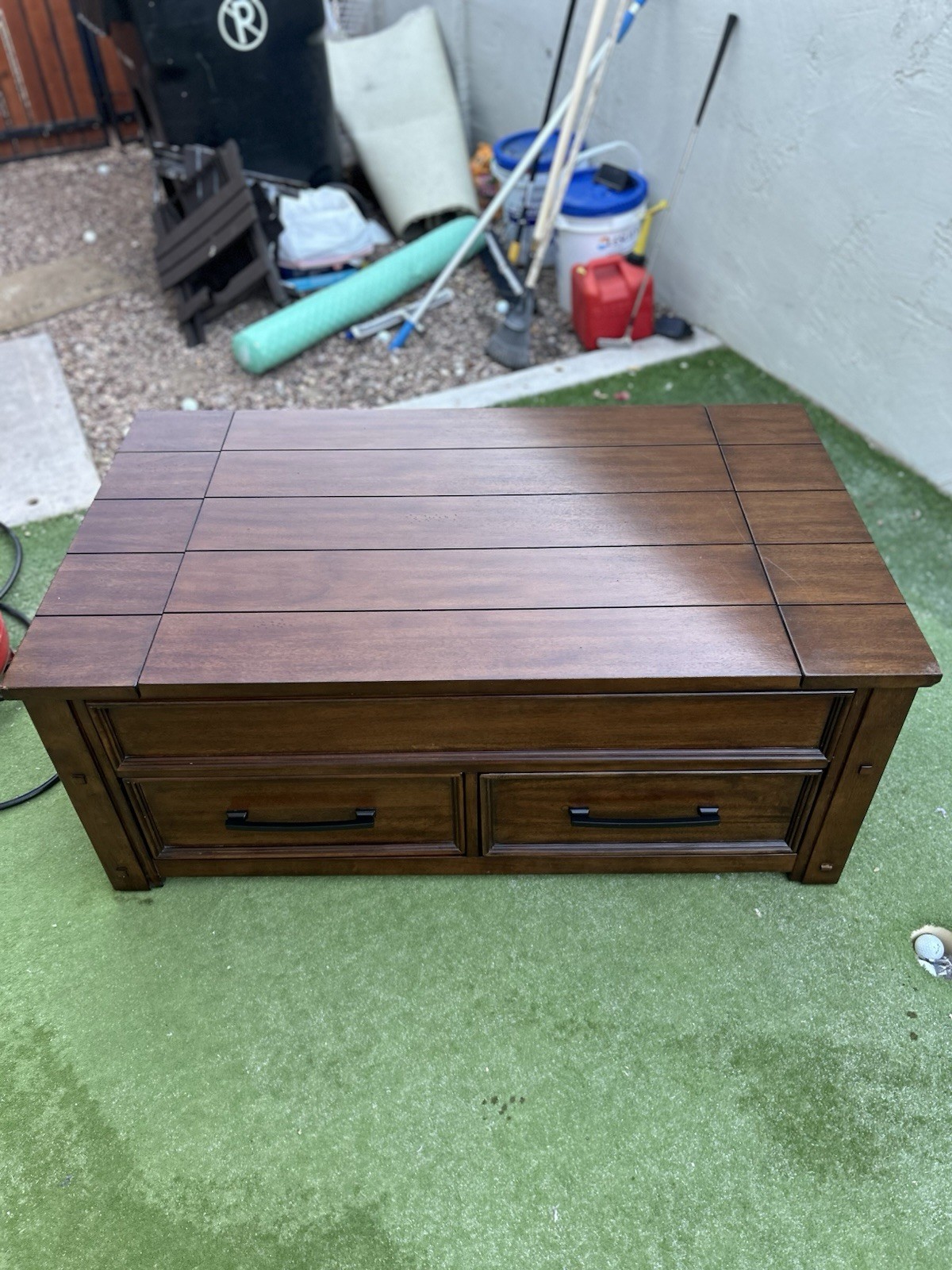 Beautiful wood Chest/table/desk