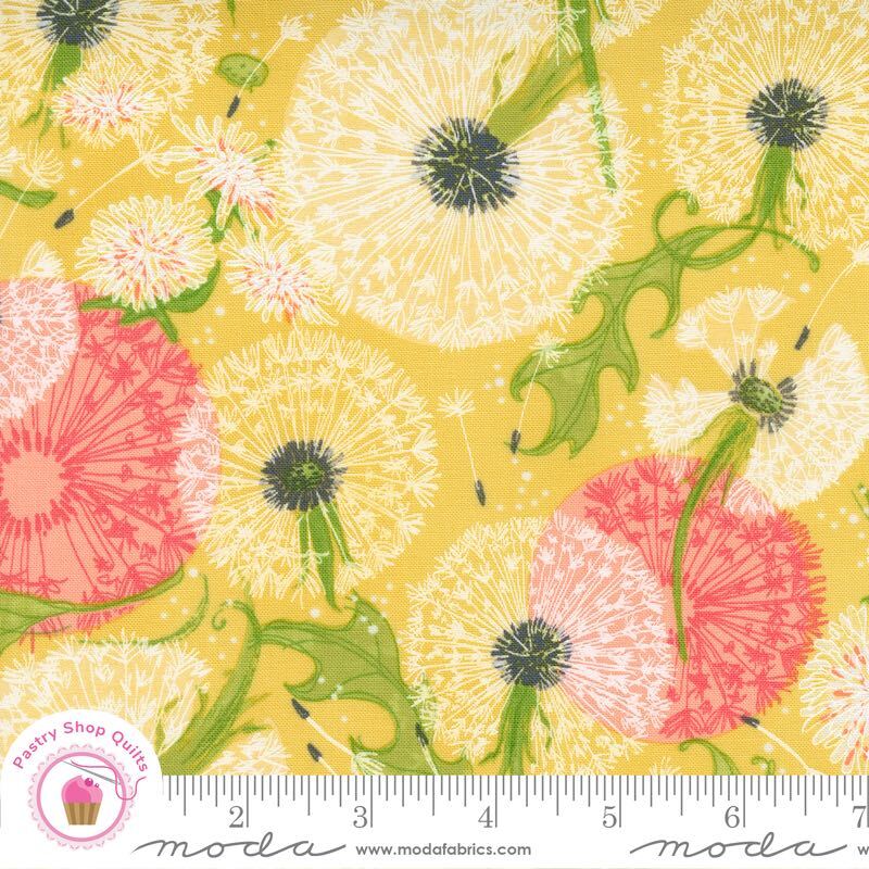 Moda DANDI DUO 48750 12 Maize Yellow Floral ROBIN PICKENS Quilt Fabric