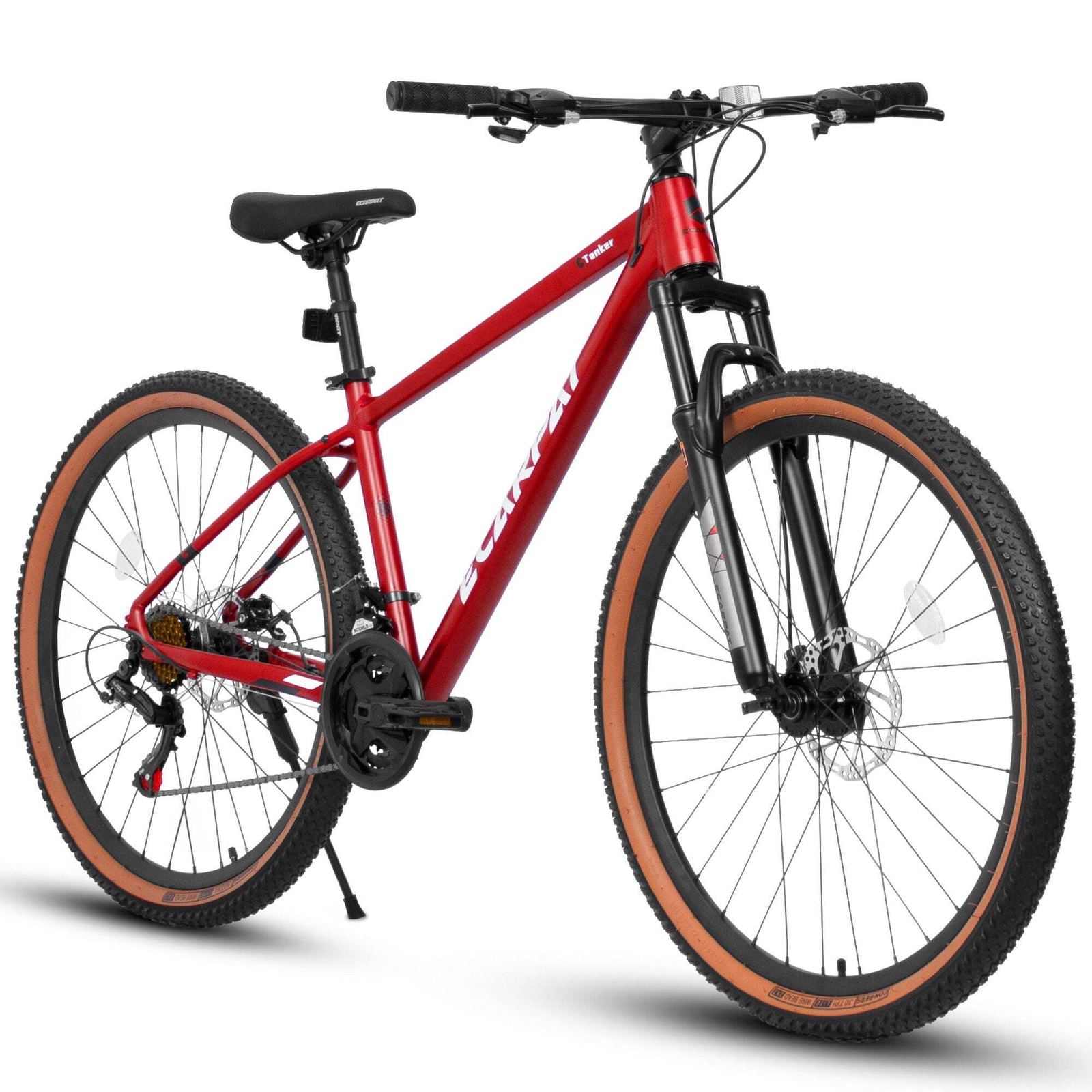A27312 Mountain Bike 27.5 Inch Wheels, 21-Speed Mens Womens Trail Commuter City