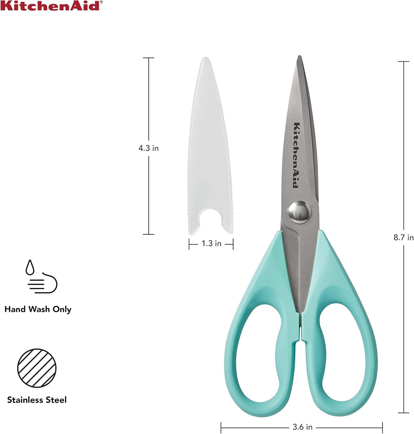 Stainless Steel Kitchen Shears with Protective Sheath