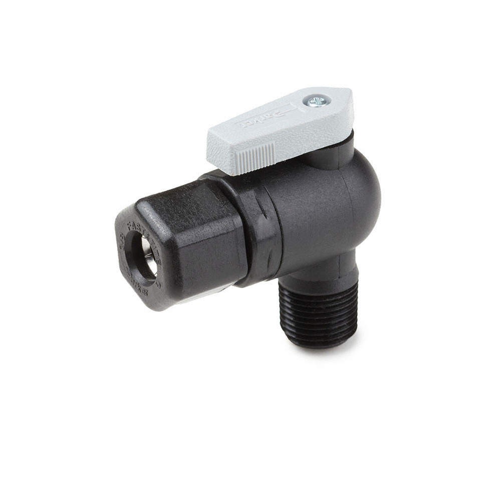 PARKER FTPPB4VME4 Manual 2-Way Ball Valve,Comp,Polypro 792RN4
