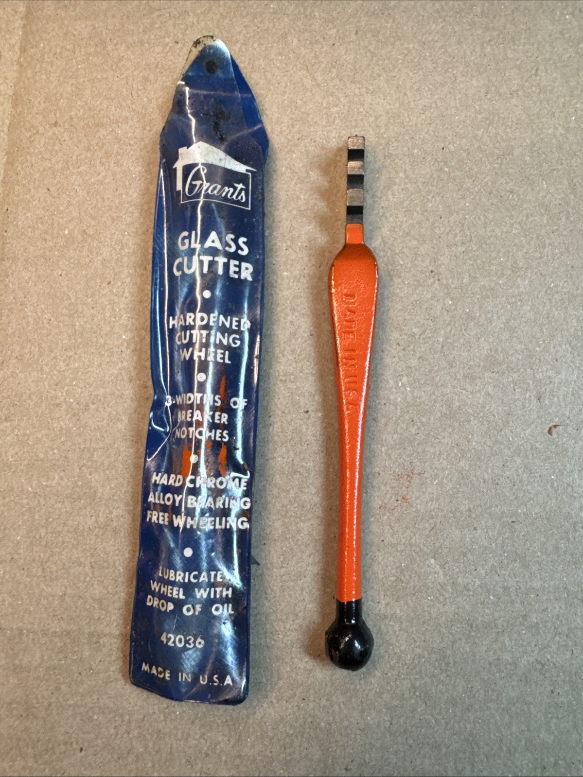 GLASS CUTTER GRANTS #42036 Excellent Condition