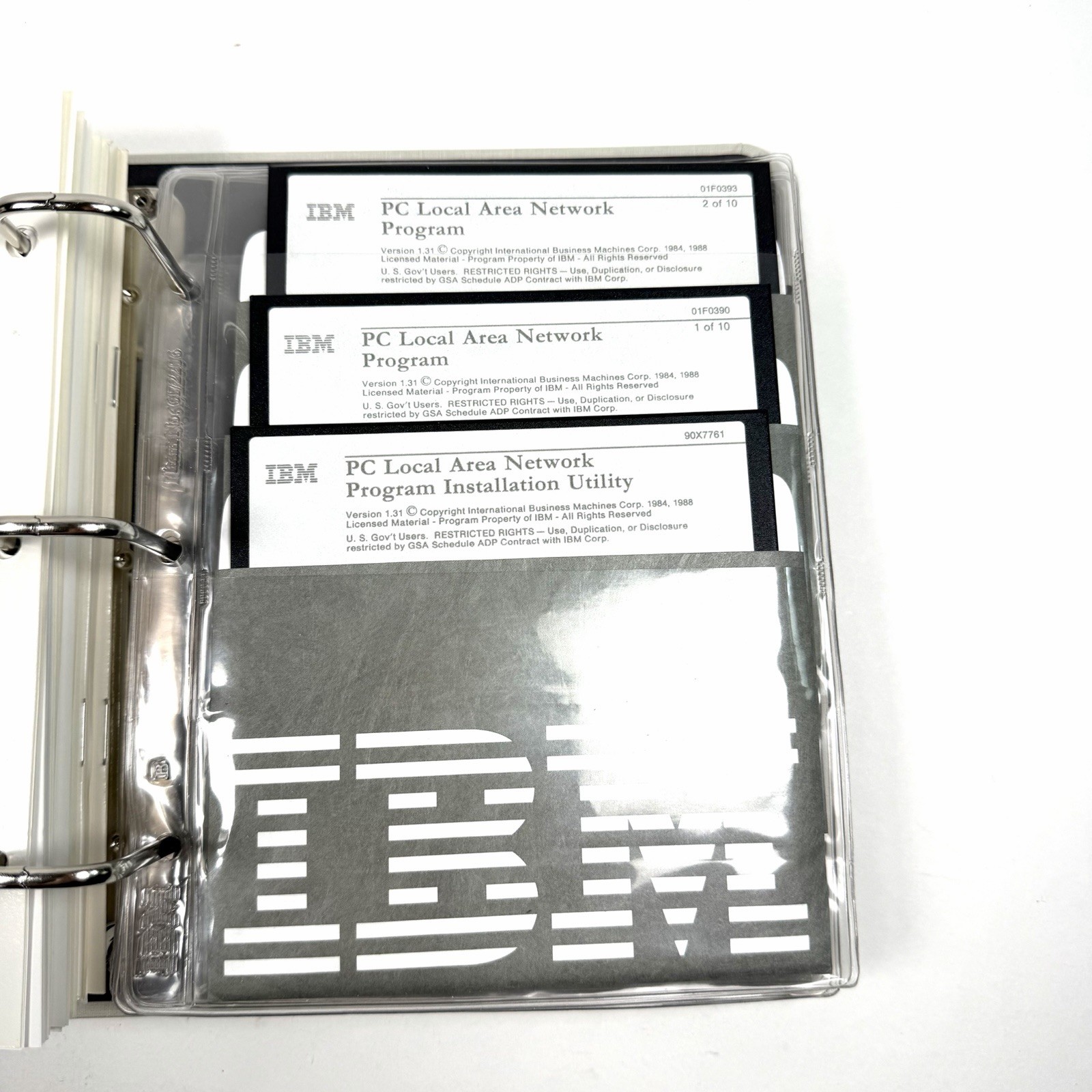 IBM PC Local Area Network Program v1.30 5.25" Floppy Disks DOS 84X0061