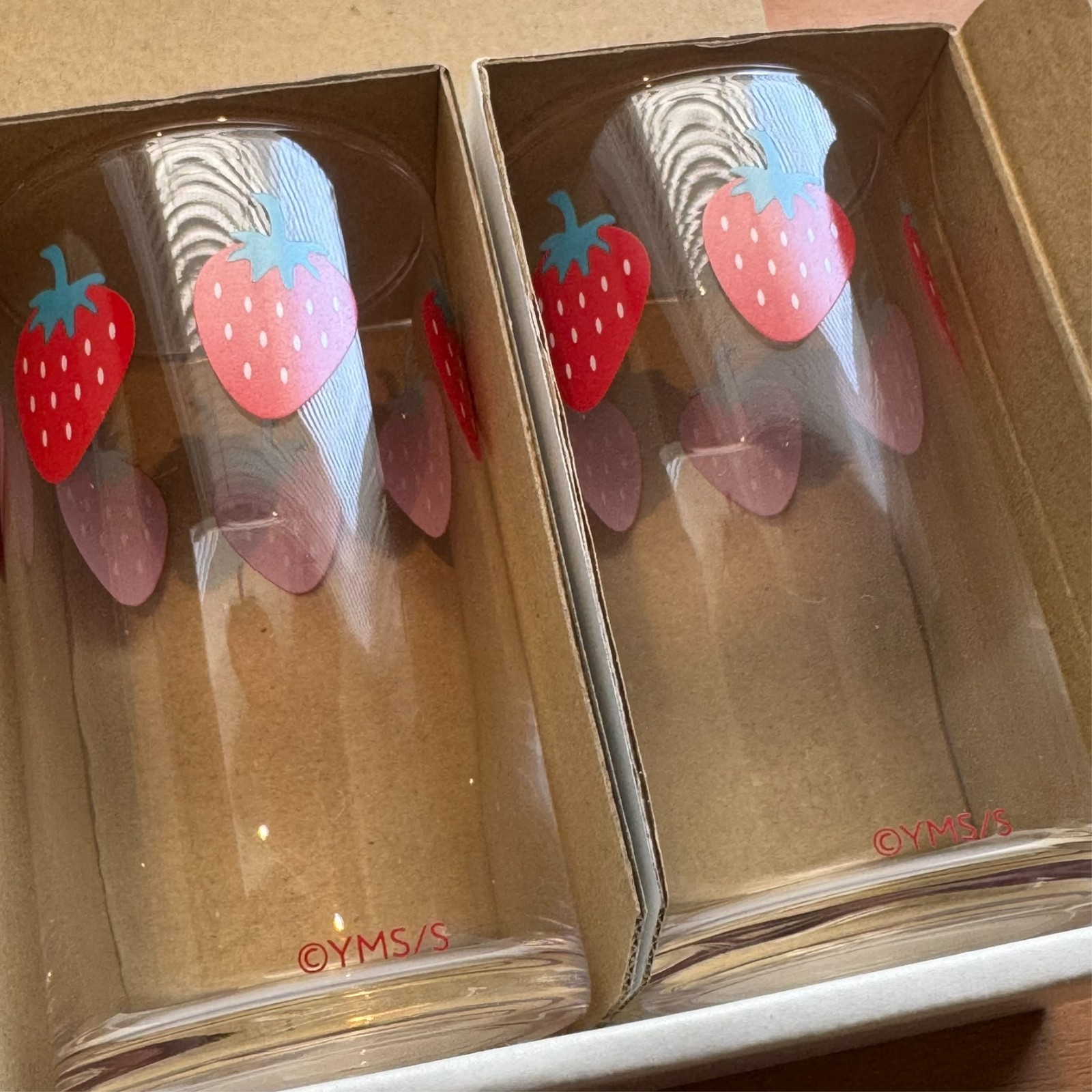 Ai Yazawa Exhibition ALL TIME BEST NANA Strawberry Pair glass shipping free