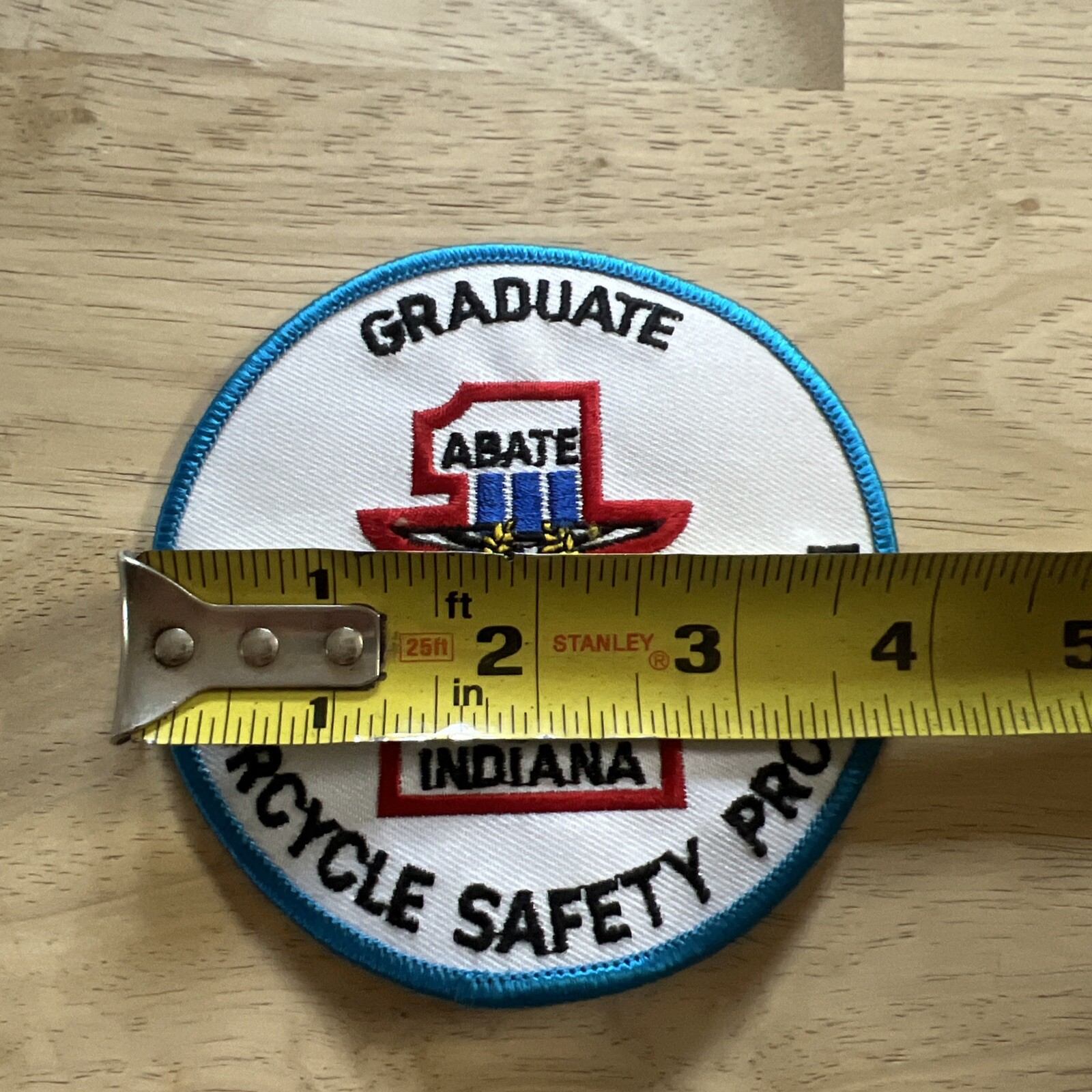 ABATE OF INDIANA GRADUATE Motorcycle Safety Program Patch