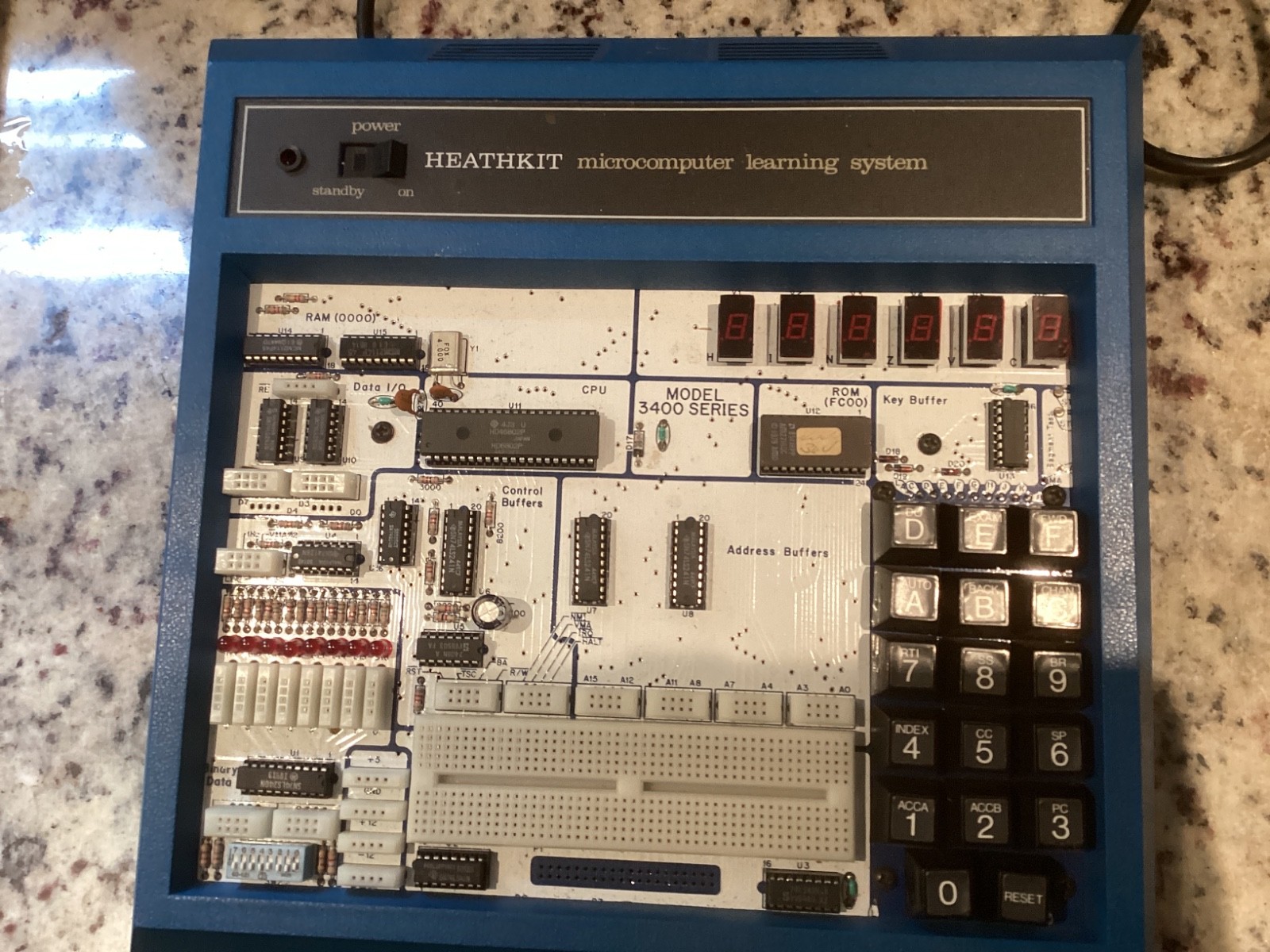 Vintage Heathkit Model ET-3400A microcomputer learning system