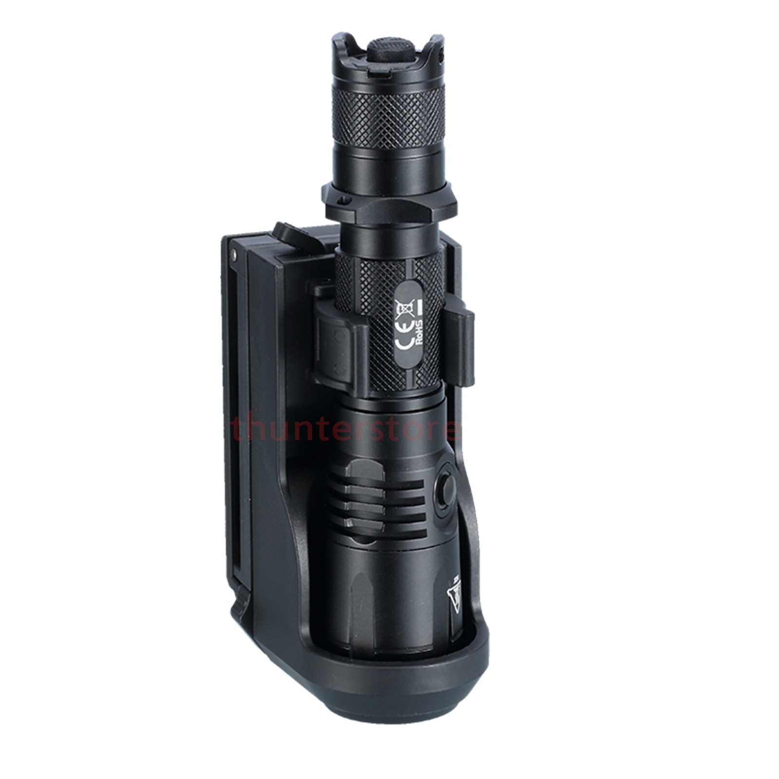 NITECORE NTH25 Rotary Flashlight Holster W/ Adjustable Belt Clip for Flashlights