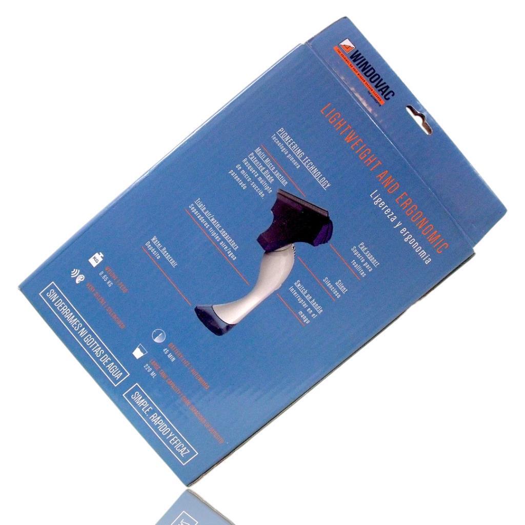 Cordless Window Vac Rechargeable Vacuum Cleaner Squeegee Hand-Held Windovac, New
