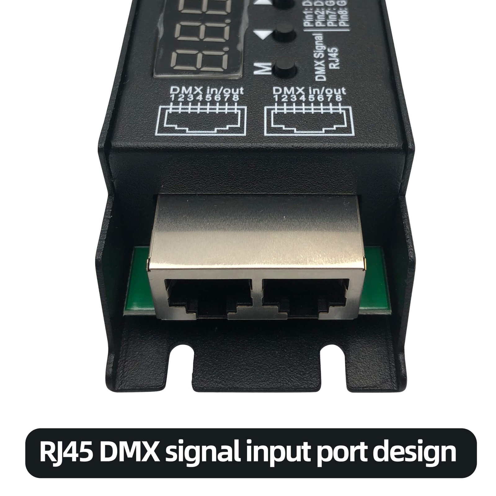 5-Channel DMX Decoder PWM LED Controller RGBCCT Driver 12-48V Input RDM