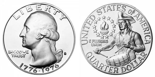 1976 S 25C Proof 40% Silver Washington Bicentennial Quarter