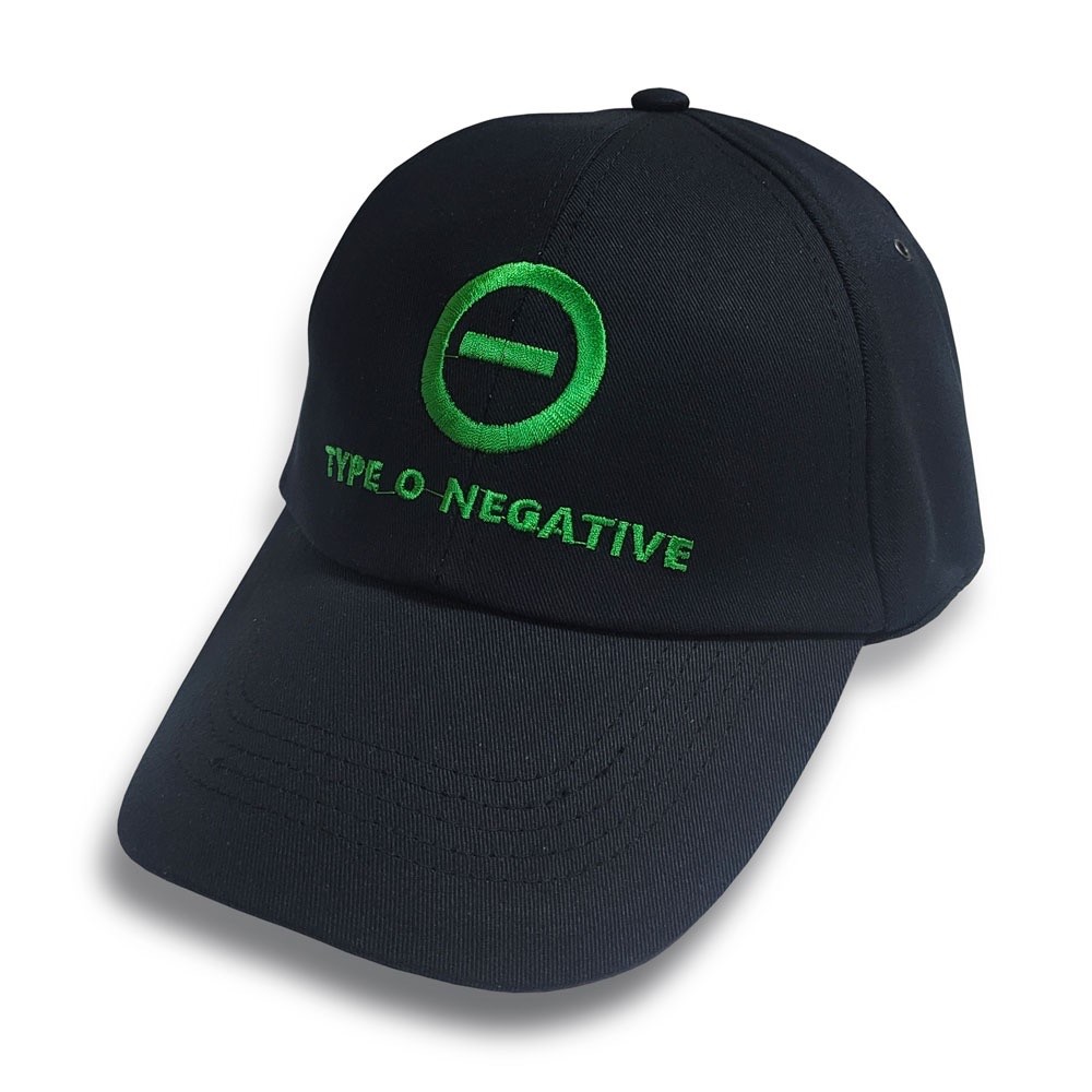 Type O Negative Logo1 black cap with embroidered logo.Adjustable one size mayhem