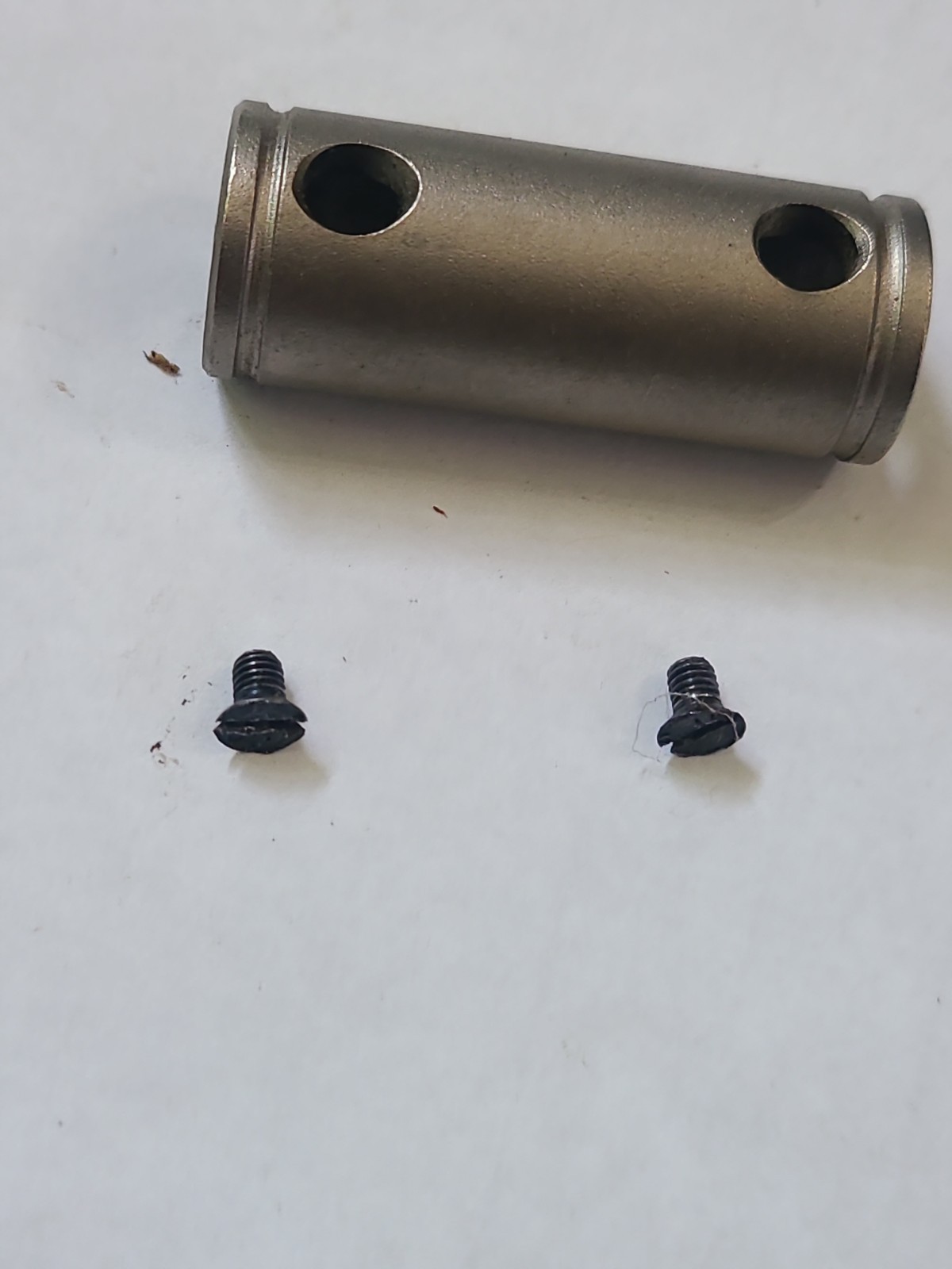 Traditions In Line .50 Cal. Muzzleloader METAL Thimble + screws SILVER