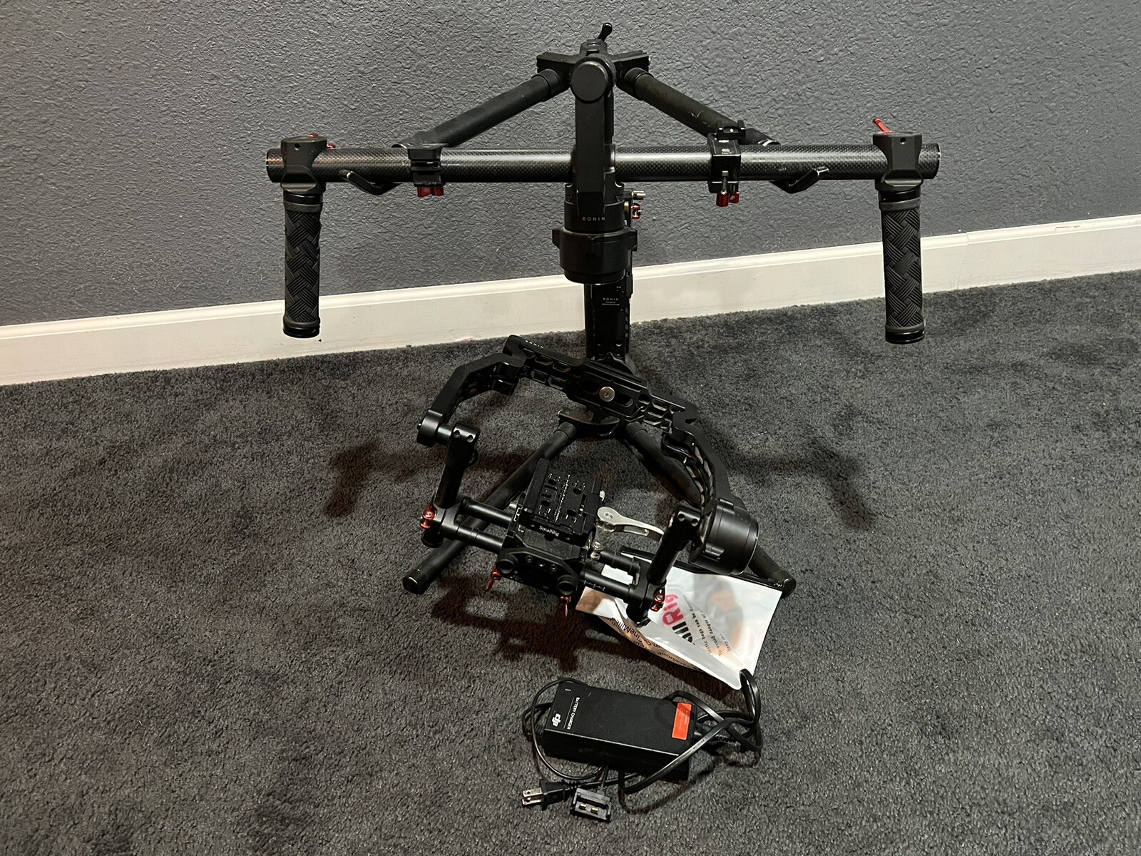 DJI Ronin 1 Gimbal Stabilizer With Case, Cinemilled Extension Arms, Smallrig