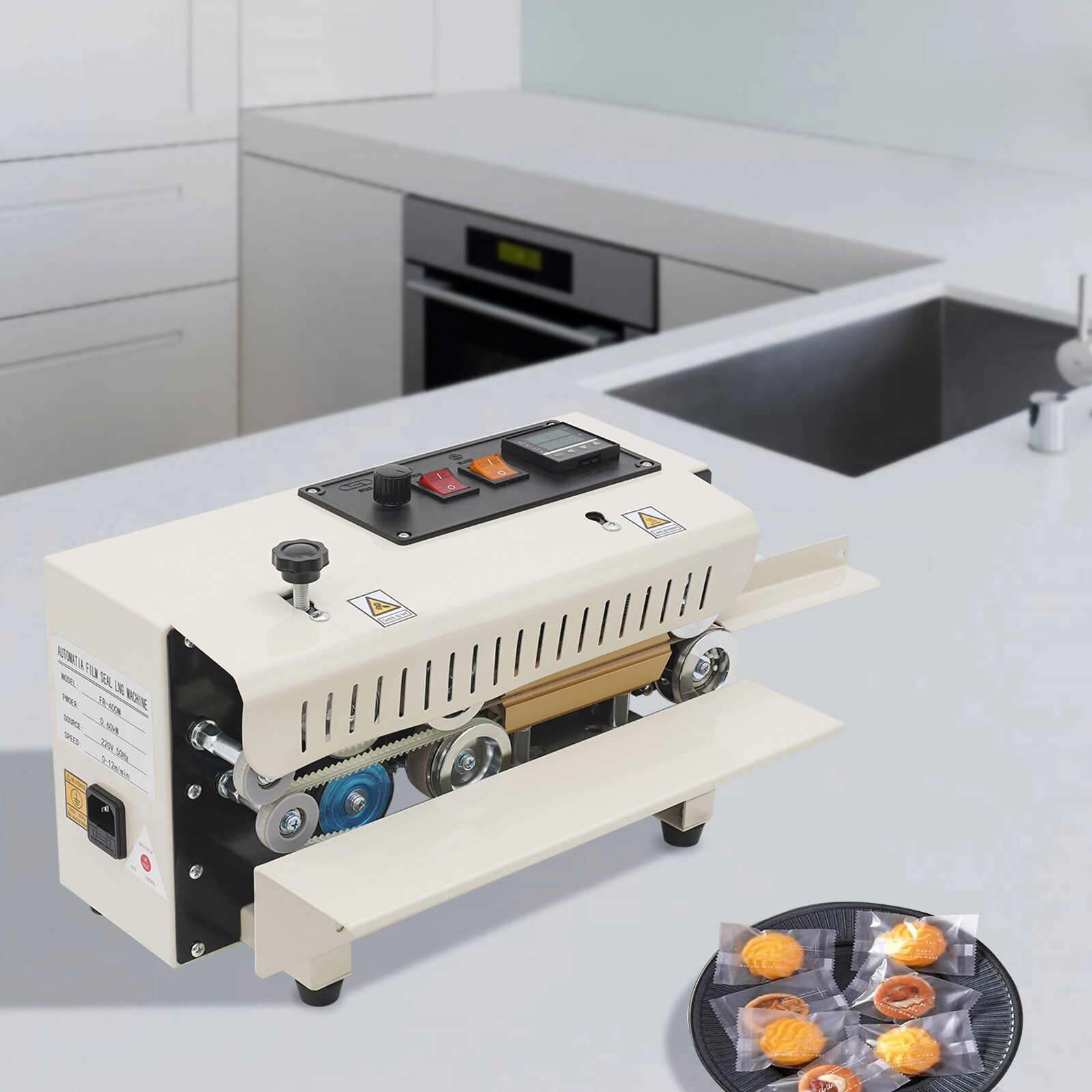 Automatic Continuous Sealing Machine Horizontal Bag Sealer Heat Sealing Machine