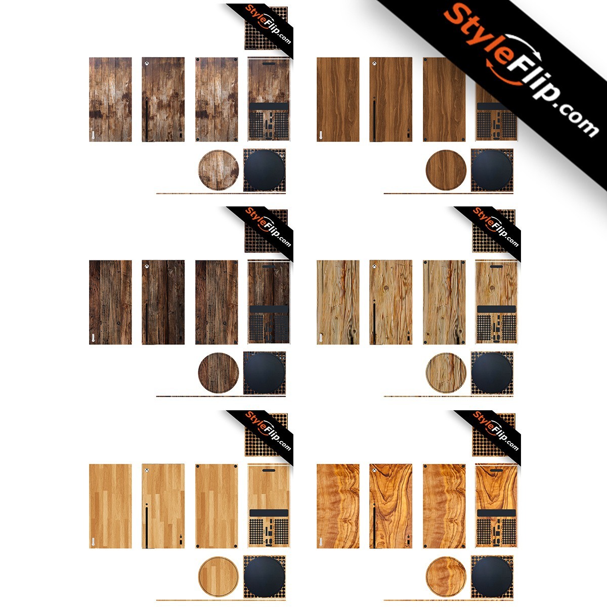 Xbox Series X Skin | 6 Wood Designs | Protective Decal | StyleFlip