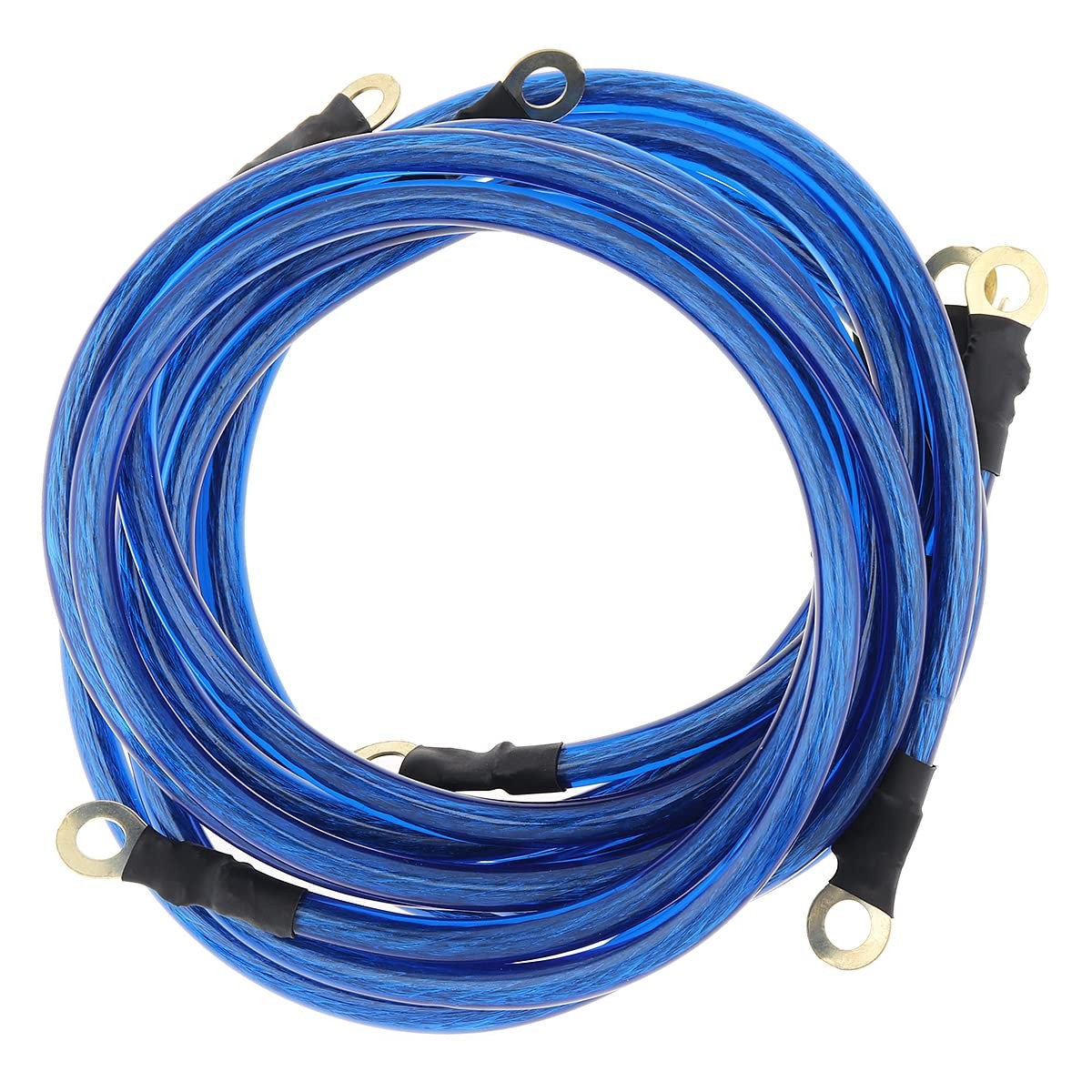 DriSentri 5 Point Car Universal Earth Ground Cables Grounding Wire Blue