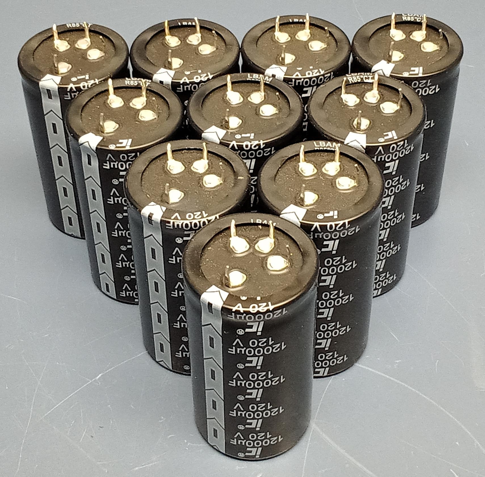 Lot of 10 Cornell Dubilier 129LBA120M4FQ Aluminum Electrolytic Capacitor 12000UF