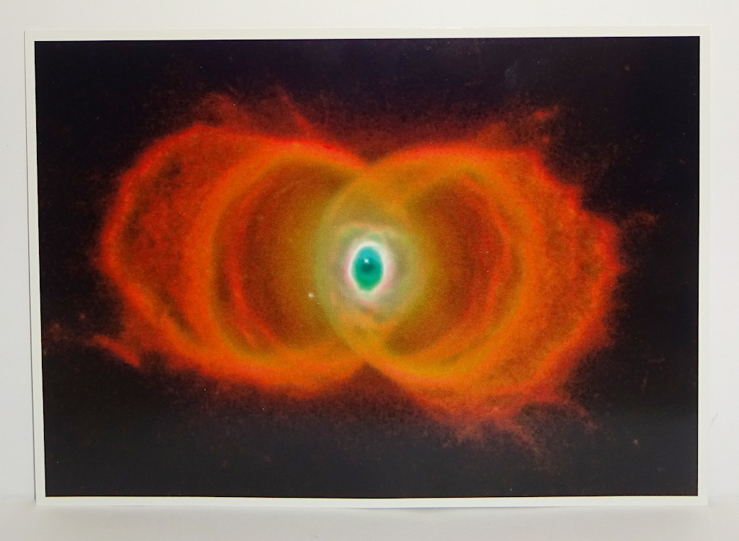 Aerographics NASA Hourglass Nebula-MyCn18 Planet Space Postcard Print
