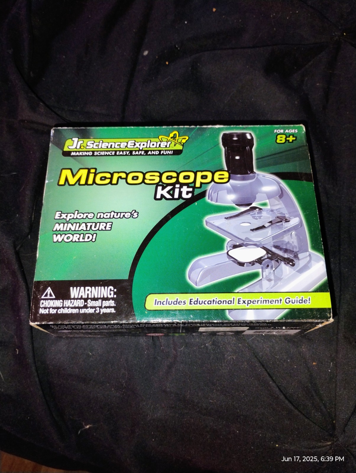 JR SCIENCE EXPLORER MICROSCOPE KIT WOWTOYZ NEW IN BOX AGE 8+