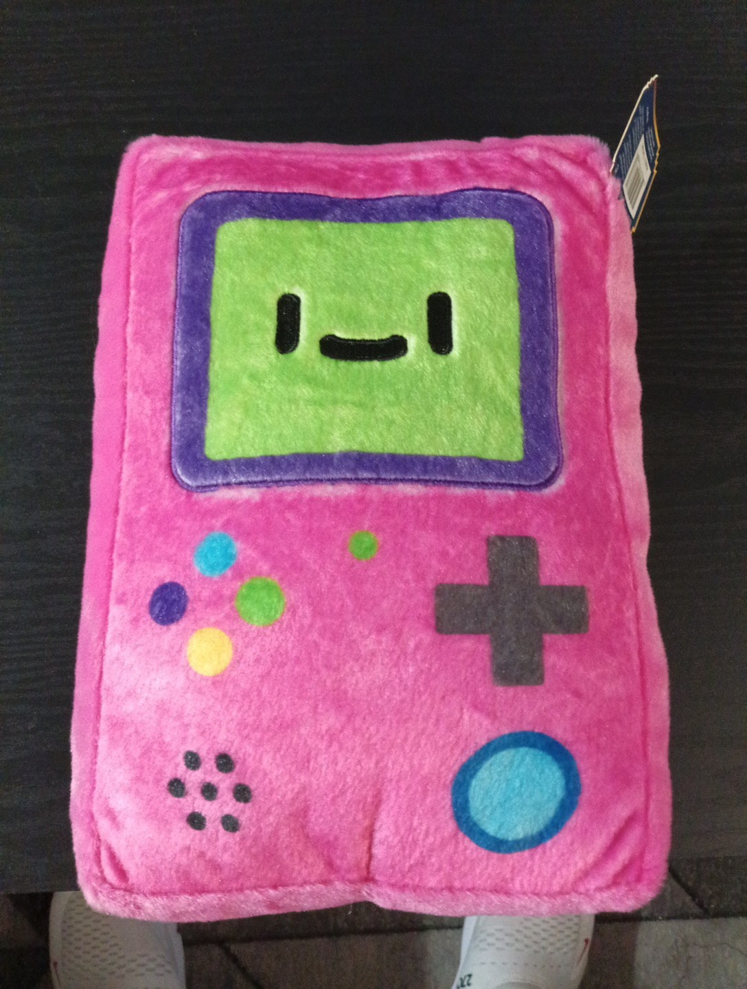 FAO Schwarz Retro Handheld Game Toy Plush - Pink (NEW)