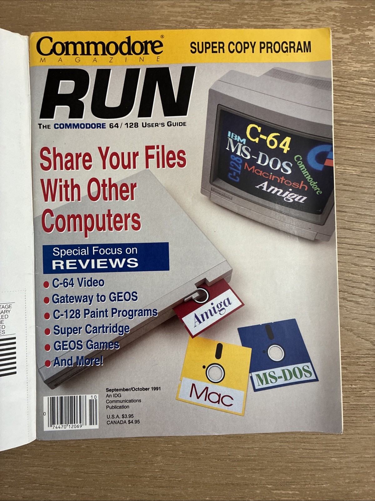 Run Magazine Jan-Jun Sept/Oct 1991 Commodore 64/128 User’s Guide 4 Issues