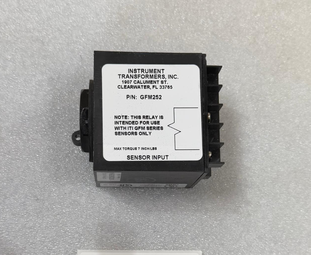 Instrument Transformers Inc. GFM252